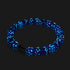 Lapislazuli | 925er Sterlingsilber | Glühwürmchen-Glasarmband